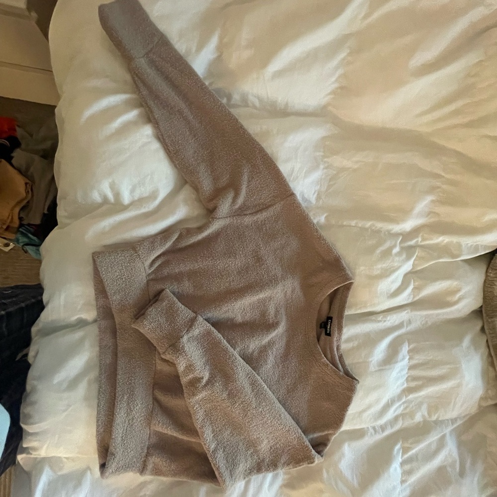Express Women's Sweater in Light Brown
